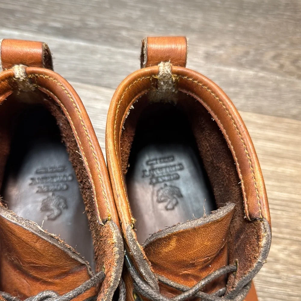 Vintage Gokey company Brown Leather Ankle Boots men’s 9 (s21)